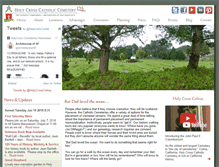 Tablet Screenshot of holycrosscemeteries.com